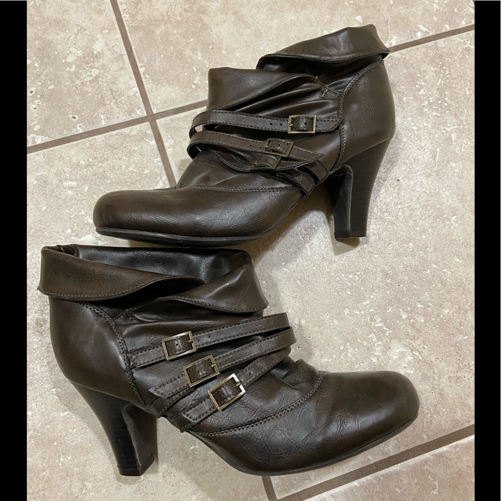 Brown Boots Booties